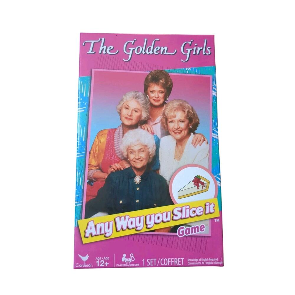 The Golden Girls "Any Way You Slice It" Trivia Game From Cardinal New Open Box